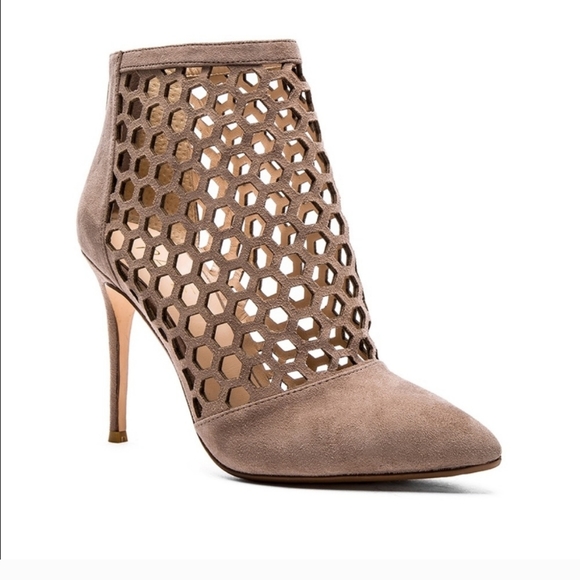 RAYE Shoes - RAYE Tobi perforated  suede bootie